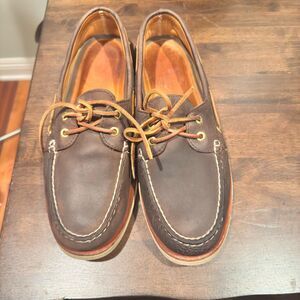 Sperry Top-Sider Gold Cup Authentic Original Leather Boat Shoes Men’s 12W Brown
